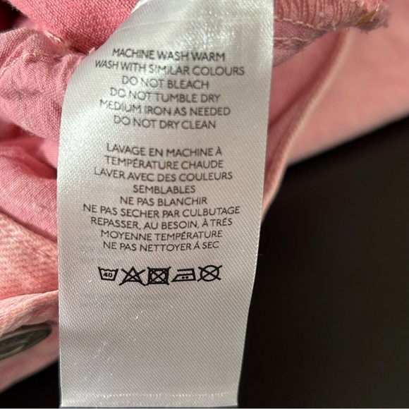 BDG Urban Outfitters High Rise Baggy Jeans Denim Women's Pink Size 29 - Picture 4 of 6